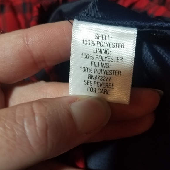 Croft and Barrow Quilted Plaid Vest SMALL - Picture 5 of 5